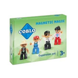 Coblo Magnetisch bouwset - Coblo uitbreiding: mini figuren, (mini figures)