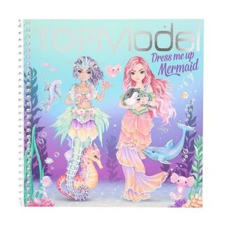 TOPModel Boeken, Stickerboeken - Dress me up Mermaid