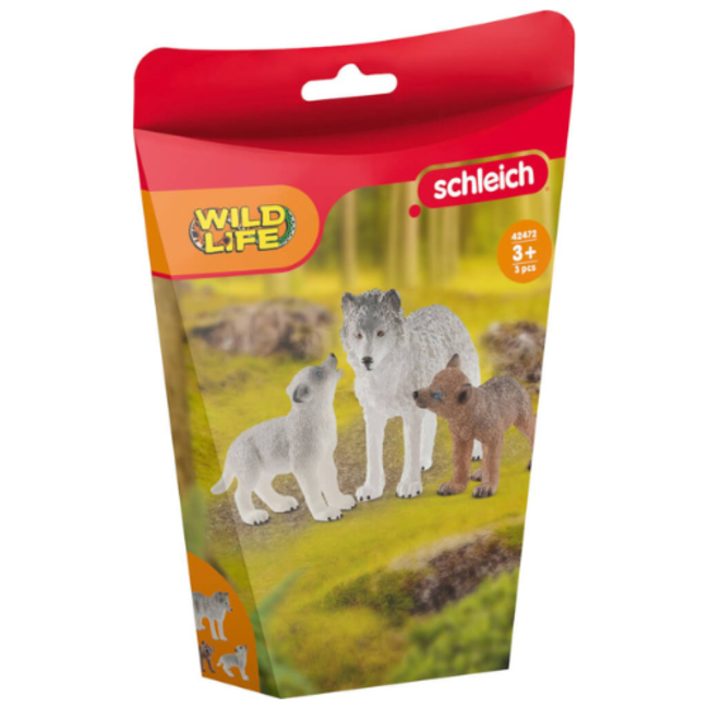 Schleich Wild Life - Wolvin Met Wolvenwelpen