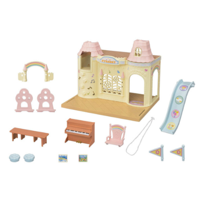 Sylvanian Families - Baby kasteel kinderkamer cadeauset, Baby Castle Nursery Gift Set