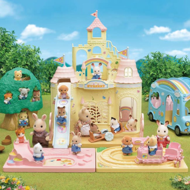 Sylvanian Families - Baby kasteel kinderkamer cadeauset, Baby Castle Nursery Gift Set