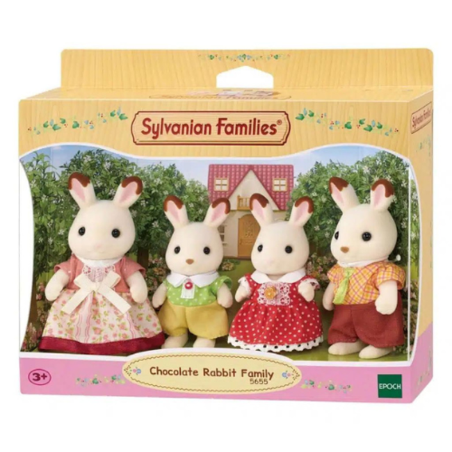 Sylvanian Families - De Familie Chocoladekonijn, New Chocolate Rabbit Family