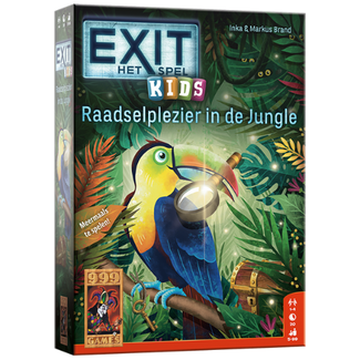 999 Games Spellen, Braingames - EXIT Kids: Raadselplezier in de jungle, 5+