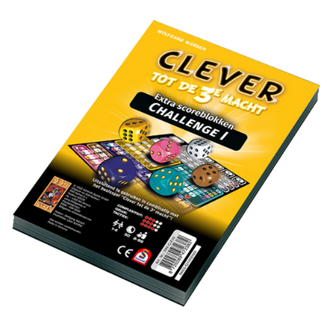 999 Games Spellen, Dobbelspellen - Scoreblok Clever 3 Challenge