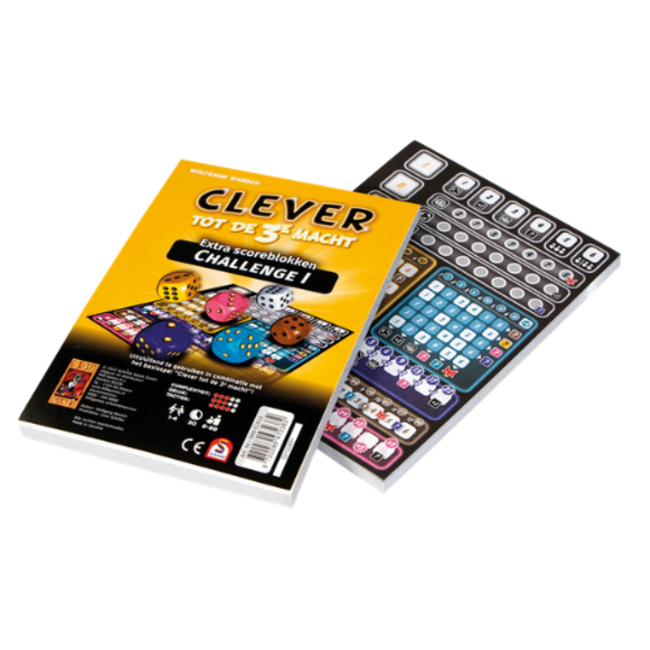 999 Games Spellen, Dobbelspellen - Scoreblok Clever 3 Challenge