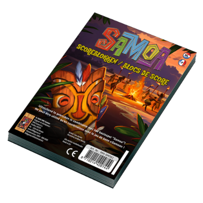 999 Games (UA) Scoreblokken Samoa drie stuks - Kaartspel