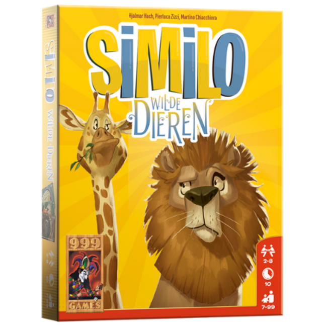 999 Games Spellen, Kaartspellen - Similo: Wilde dieren, 7+