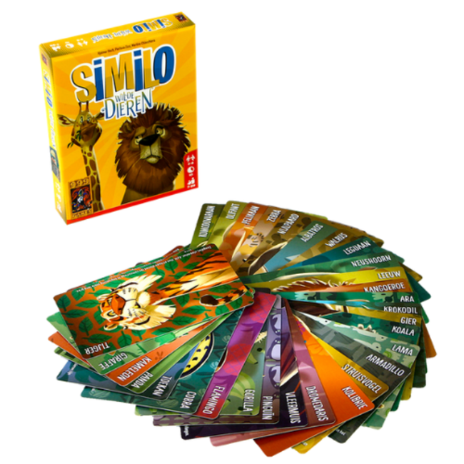 999 Games Spellen, Kaartspellen - Similo: Wilde dieren, 7+