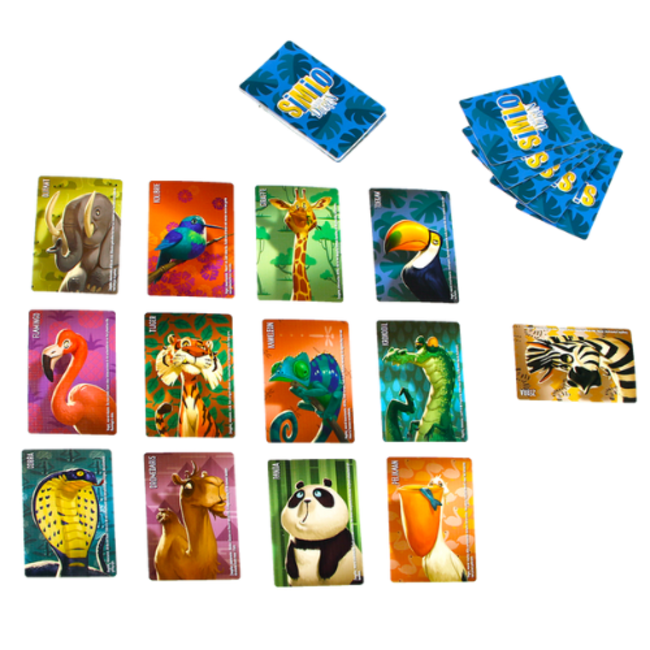 999 Games Spellen, Kaartspellen - Similo: Wilde dieren, 7+