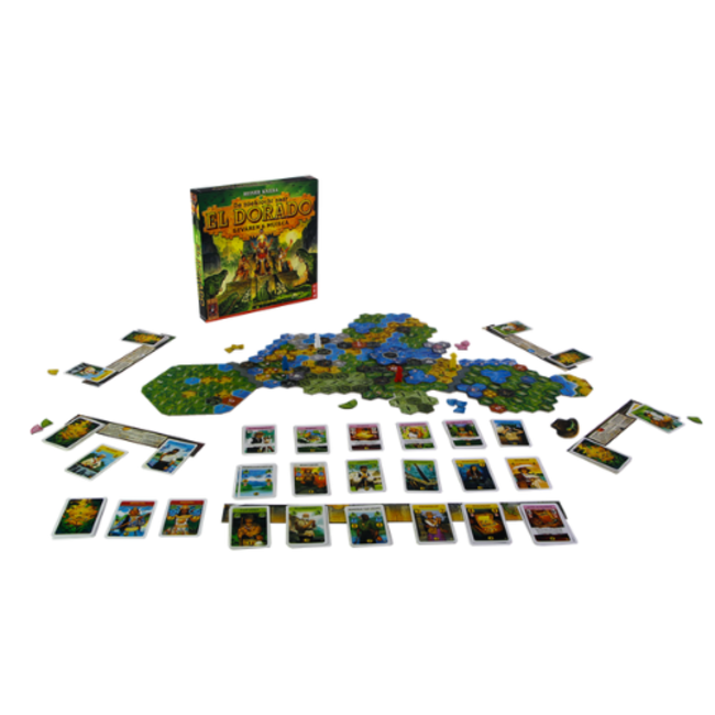 999 Games Spellen, Bordspellen - De Zoektocht naar El Dorado uitbreiding: Gevaren & Muisca
