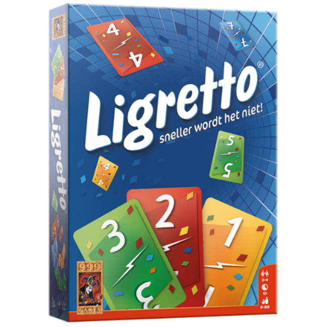 999 Games Spellen, Kaartspellen - Ligretto blauw