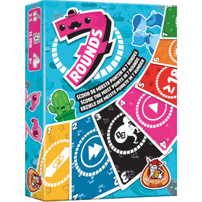 White Goblin Games Spellen, Kaartspellen - 7 Rounds (standaard editie)