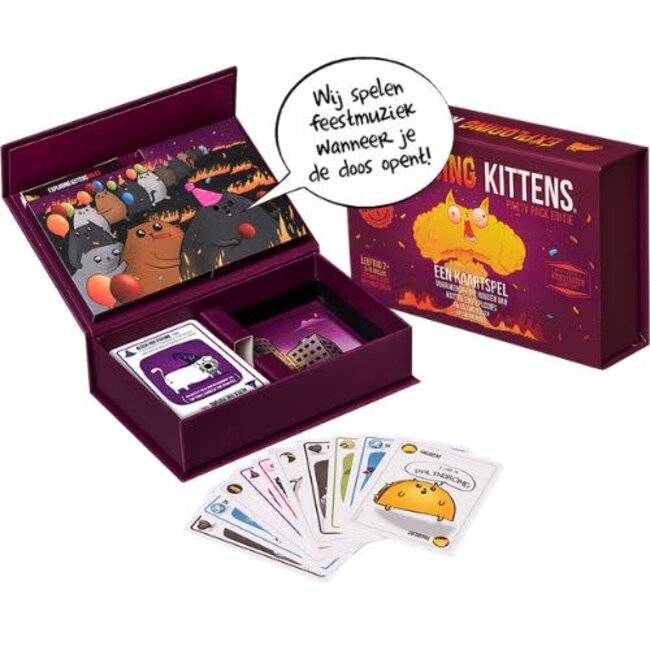 Spellen, Kaartspel - Exploding Kittens Party Pack NL
