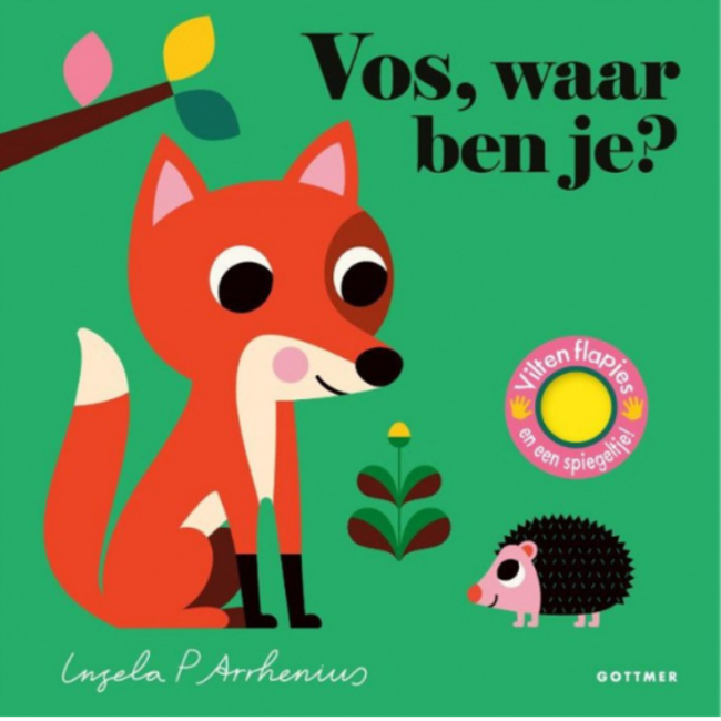 Gottmer Gottmer Boeken, Karton boeken - Vilten flapjesboek vos, waar ben je?, 2+