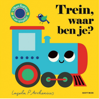 Gottmer Gottmer Boeken, Karton boeken - Vilten flapjesboek trein, waar ben je?, 2+