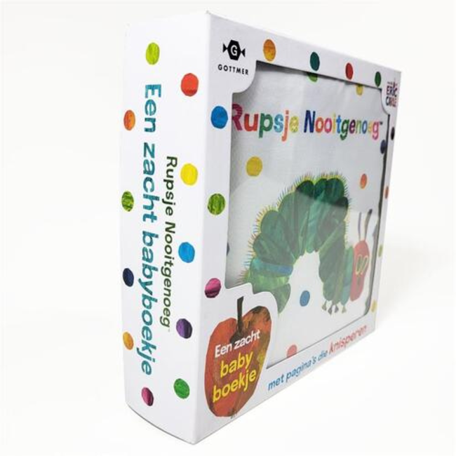 Gottmer Gottmer, Stoffen babyboek - Rupsje Nooitgenoeg (0+)