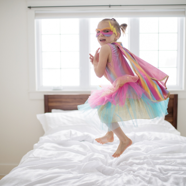 Great Pretenders Verkleedkleding - Set Super-duper, tutu, cape en masker (4-6 jaar)