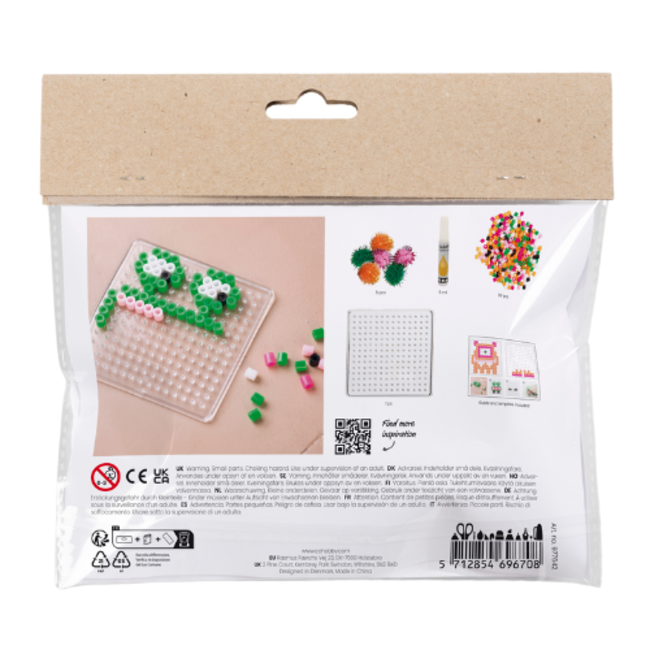 Creativ Company Mini Hobbyset Strijkkralen,  Monsters (5+)