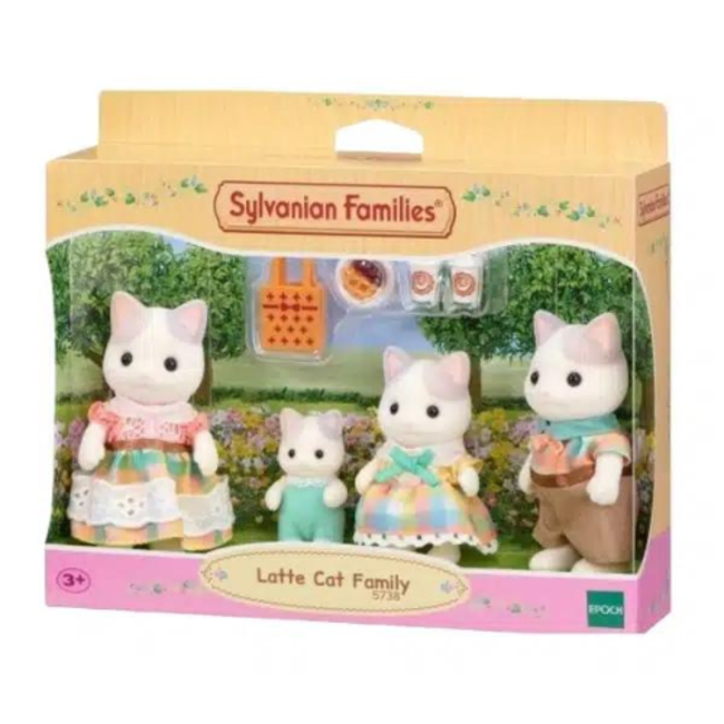 Sylvanian Families Familie Latte kat