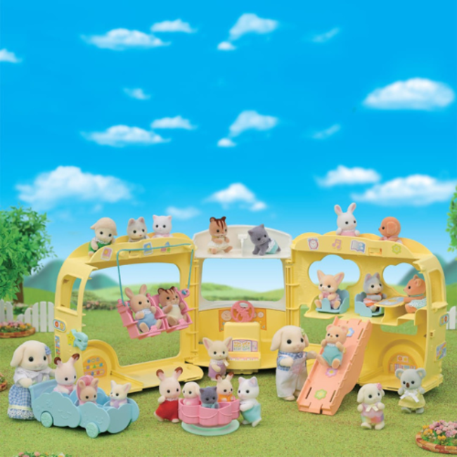 Sylvanian Families Regenboog babybus