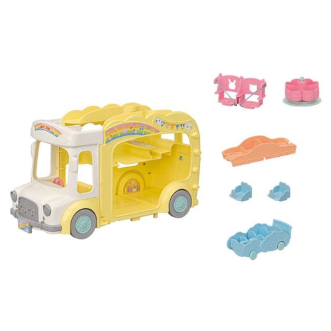 Sylvanian Families Regenboog babybus