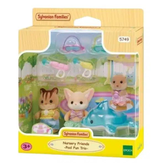 Sylvanian Families Sylvanian Families - trio peutervriendjes- zwembad fun