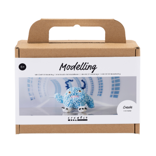 Creativ Company Knutselen, Knutselset - Mini Hobbyset Monster boetseren (6+)