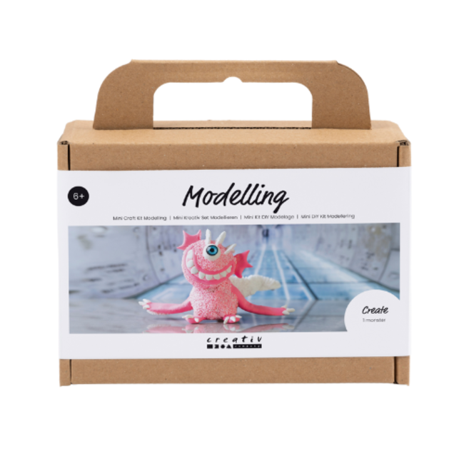 Creativ Company Knutselen, Knutselset - Boetseren Klei Monster Sally (6+)
