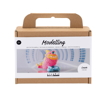 Creativ Company Knutselen, Knutselset - Mini Hobbyset Boetseren Monster Freddy (6+)