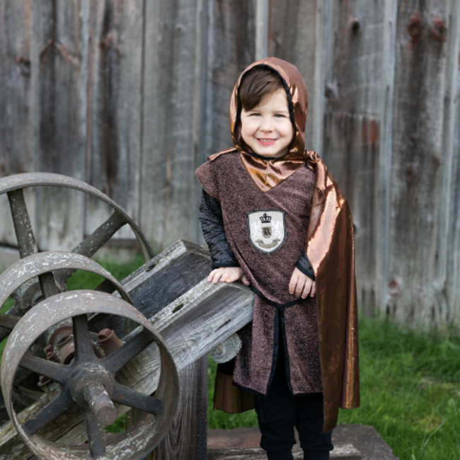 Great Pretenders Verkleedkleding - Metallic koper Ridder, (5/6 jaar)