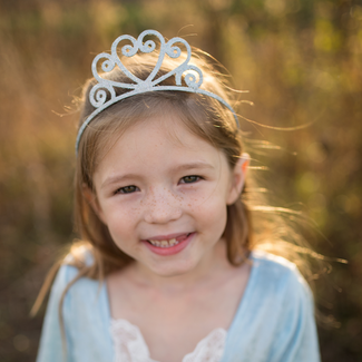 Great Pretenders Silver Glitter Tiara