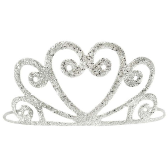 Great Pretenders Zilveren Glitter Tiara