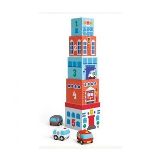 Djeco Babyspeelgoed - Topanicar, Stapeltoren