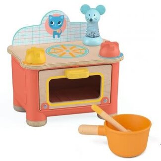 Djeco Houten speelgoed, Keuken - Houten mini keuken Kitten Cooker