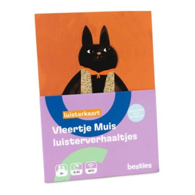 Besties Boeken, Luisterboeken - Vleertje Muis, 3+ (31 min.)