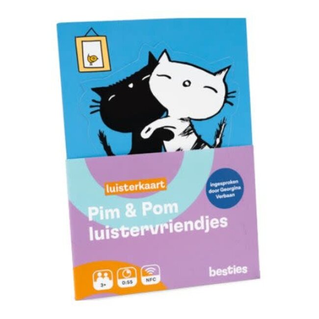 Besties Boeken, Luisterboeken - Pim & Pom, 3+ (55min.)