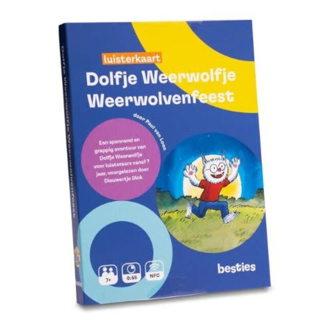 Besties Boeken, Luisterboeken - Dolfje Weerwolfje Weerwolvenfeest, 7+ (55 min.)
