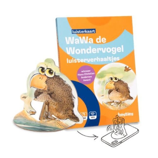 Besties Boeken, Luisterboeken - WaWa de wondervogel luisterverhaaltjes, 6+ (40 min.)