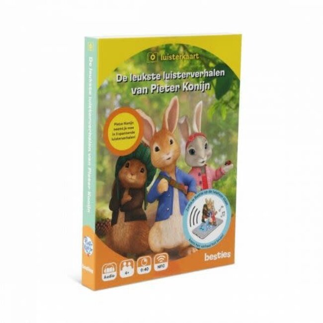 Besties Boeken, Luisterboeken - Pieter Konijn de leukste luisterverhalen, 4+ (42 min.)