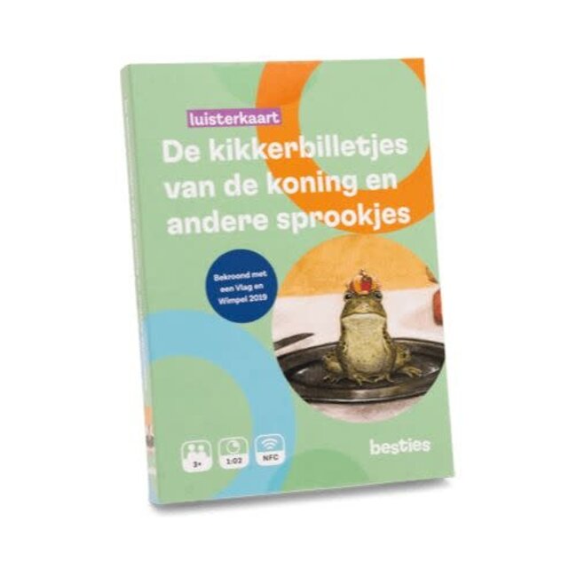 Besties Boeken, Luisterboeken - De kikkerbilletjes van de koning (en extra sprookjes), 3+ (62 min.)