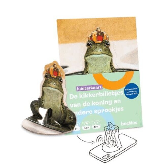 Besties Boeken, Luisterboeken - De kikkerbilletjes van de koning (en extra sprookjes), 3+ (62 min.)