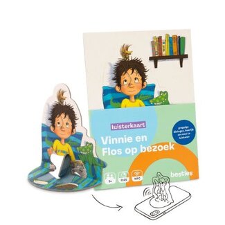 Besties Boeken, Luisterboeken - Vinnie & Flos Op bezoek, 3+ (55 min.)