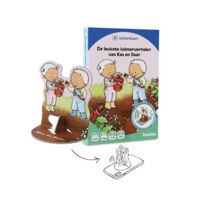Besties Boeken, Luisterboeken - Kas en Saar de leukste luisterverhalen, 3+ (49 min.)