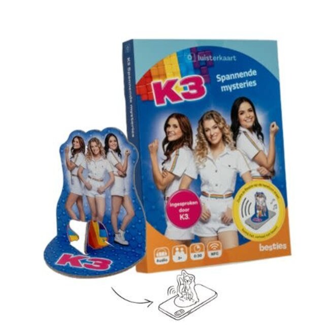 Besties Boeken, Luisterboeken - K3 Spannende mysteries, 3+ (30 min.)