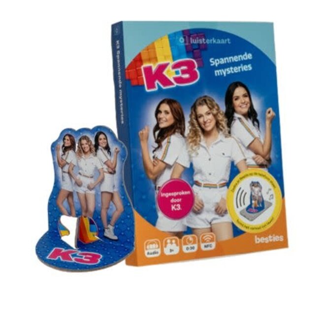 Besties Boeken, Luisterboeken - K3 Spannende mysteries, 3+ (30 min.)