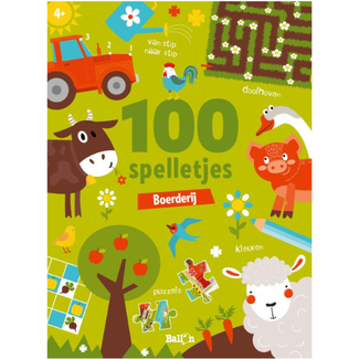 Doeboeken, 100 spelletjes boerderij (4+)