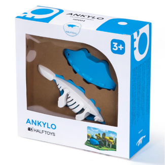 Halftoys Speelgoed - Magnetische Dino dieren: Ankylo