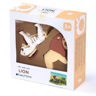 Halftoys Speelgoed - Magnetische Savanne dieren: Leeuw (Lion)