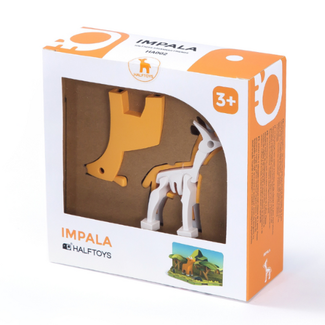 Halftoys Speelgoed - Magnetische Savanne dieren: Rooibok - Antilope (Impala)