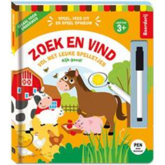 Boeken, Doeboeken - Zoek en vind, boerderij, 3+